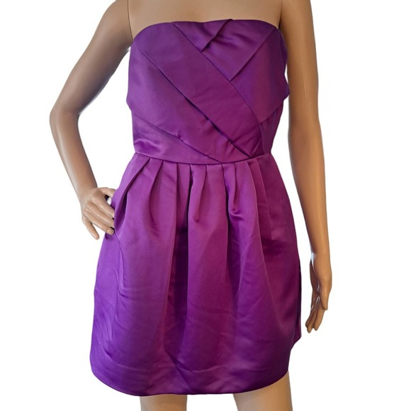 Armani Exchange NEW Dress Size 2 Strapless Tube Bubble Mini Dress - Picture 1 of 11